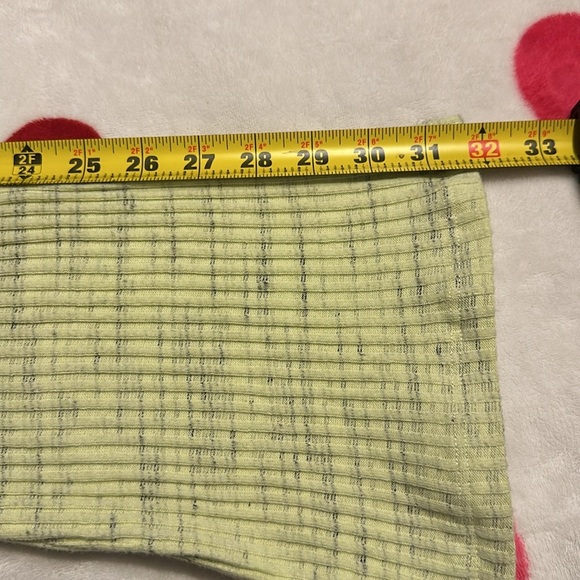 NWT MONROW
Marled ribbed cotton-blend flared pants in Light green - Picture 9 of 14